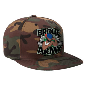 BROLIC ARMY SNAPBACK CAP (Camo – ADJUSTABLE)