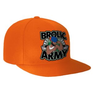 Brolic Army SnapBack - Pumpkin Orange